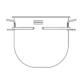 Berkel Stainless Steel 20 Qt Bowl for PM20 Mixer
