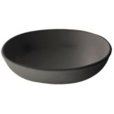Bugambilia Medium Deep Oval Buffet Bowl, Black,84-1/2 oz
