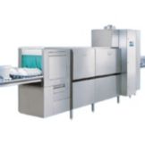 Meiko K-Tronic Multi-Tank Rack Conveyor Dishwasher w/  Large Prewash