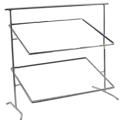 Dover European Metalworks Nickel Chrome 27"H Grande Pane Stand