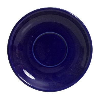Tuxton&reg; 6.75" Cobalt Cappuccino Saucer