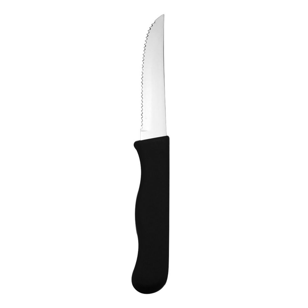 Titan S/S Elite Series Steak Knife w/ Black Plastic Handle 8-1/2"
