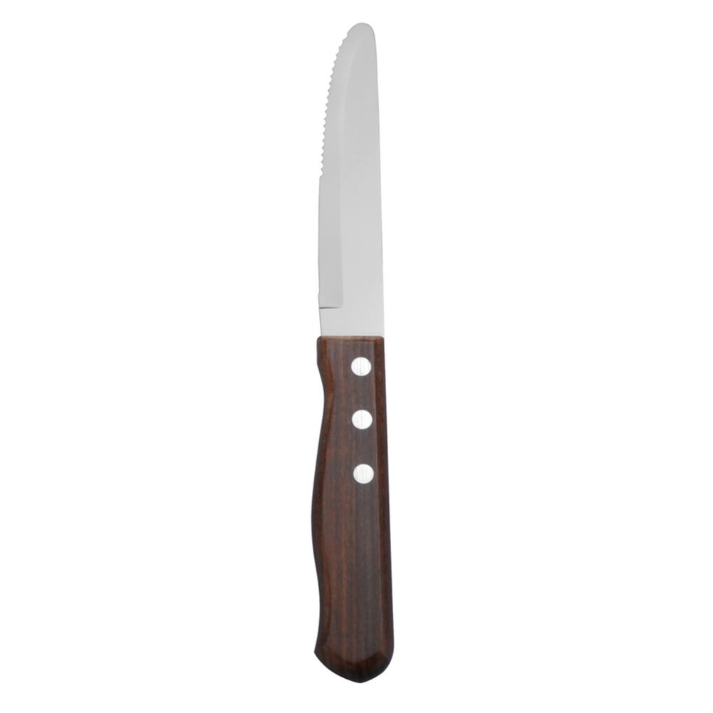 Pioneer S/S Elite Series Steak Knife w/ Wooden Handle, 9-3/4"