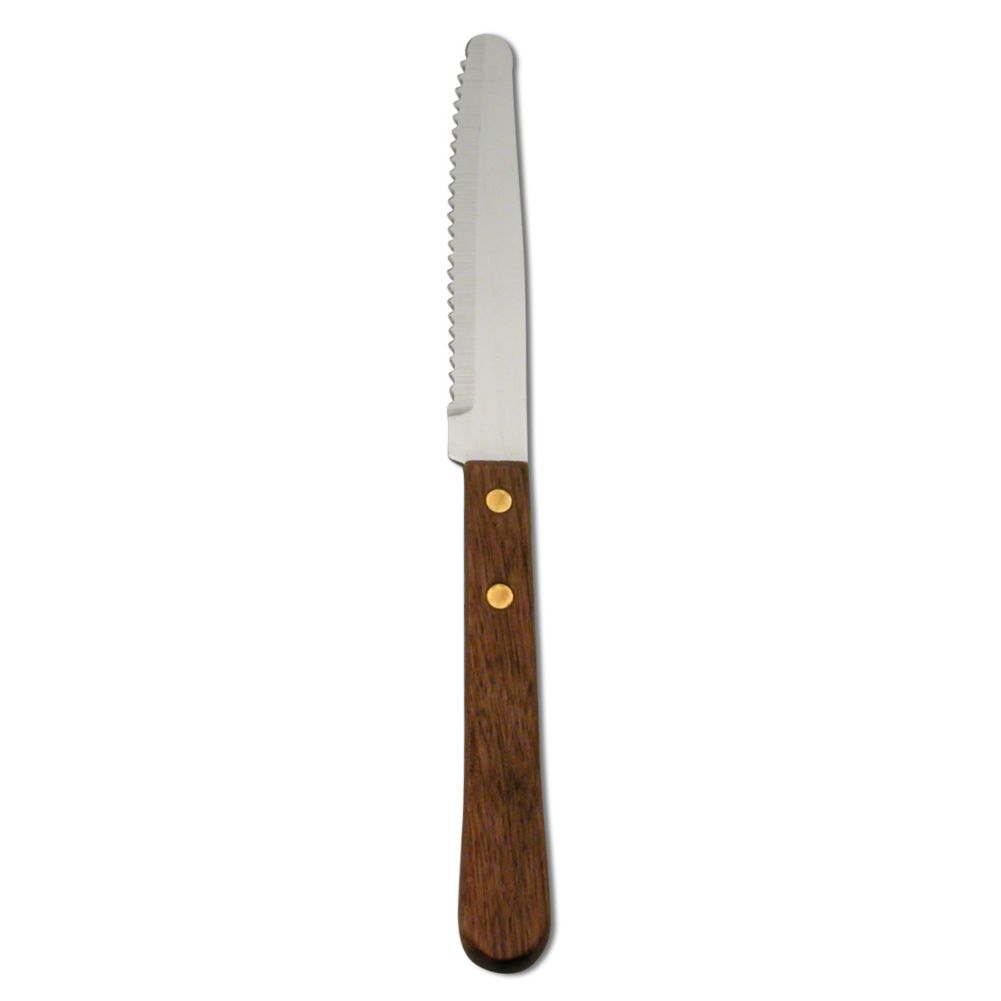 Oneida Econoline Sabre S/S Steak Knife w/ Wooden Handle