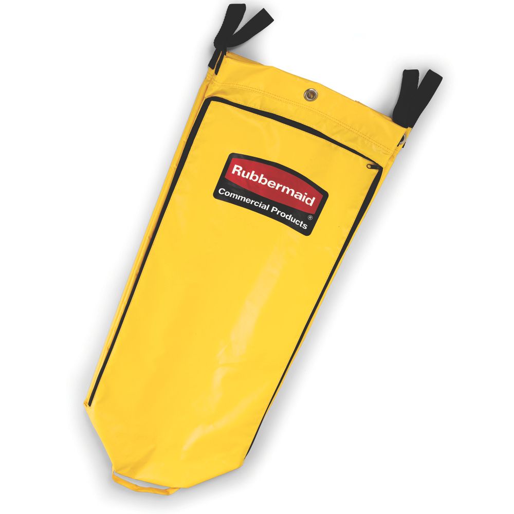 Rubbermaid Replacement Yellow 34 Gal Vinyl Bag for Cleaning Carts