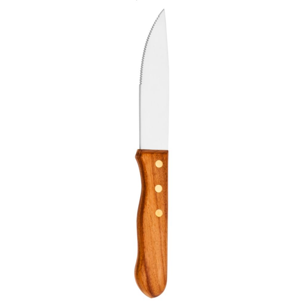 Walco Pointed Tip Heavy Duty S/S Steak Knife w/ Rosewood Handle