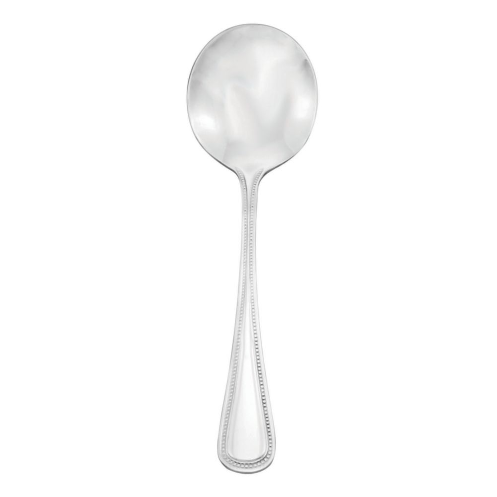 Walco Classic Bead&trade; Stainless Steel Bouillon Spoon, 6"