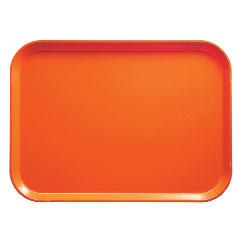 Cambro&reg; Citrus Orange 12" x 16-5/16" Rectangle Camtray