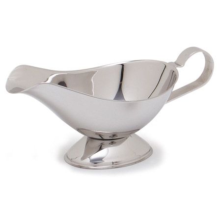 Carlisle&reg; Rhapsody&trade; 3 Oz. Stainless Steel Gravy Boat