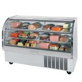 Beverage-Air Marketeer&reg; 73" Stainless Curved Display Case