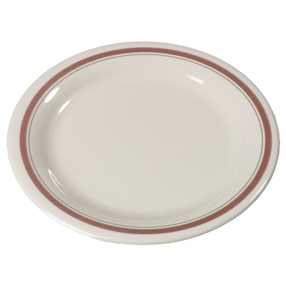 Carlisle Durus&reg; Narrow Rim Dinner Plate, Parisian on Bone
