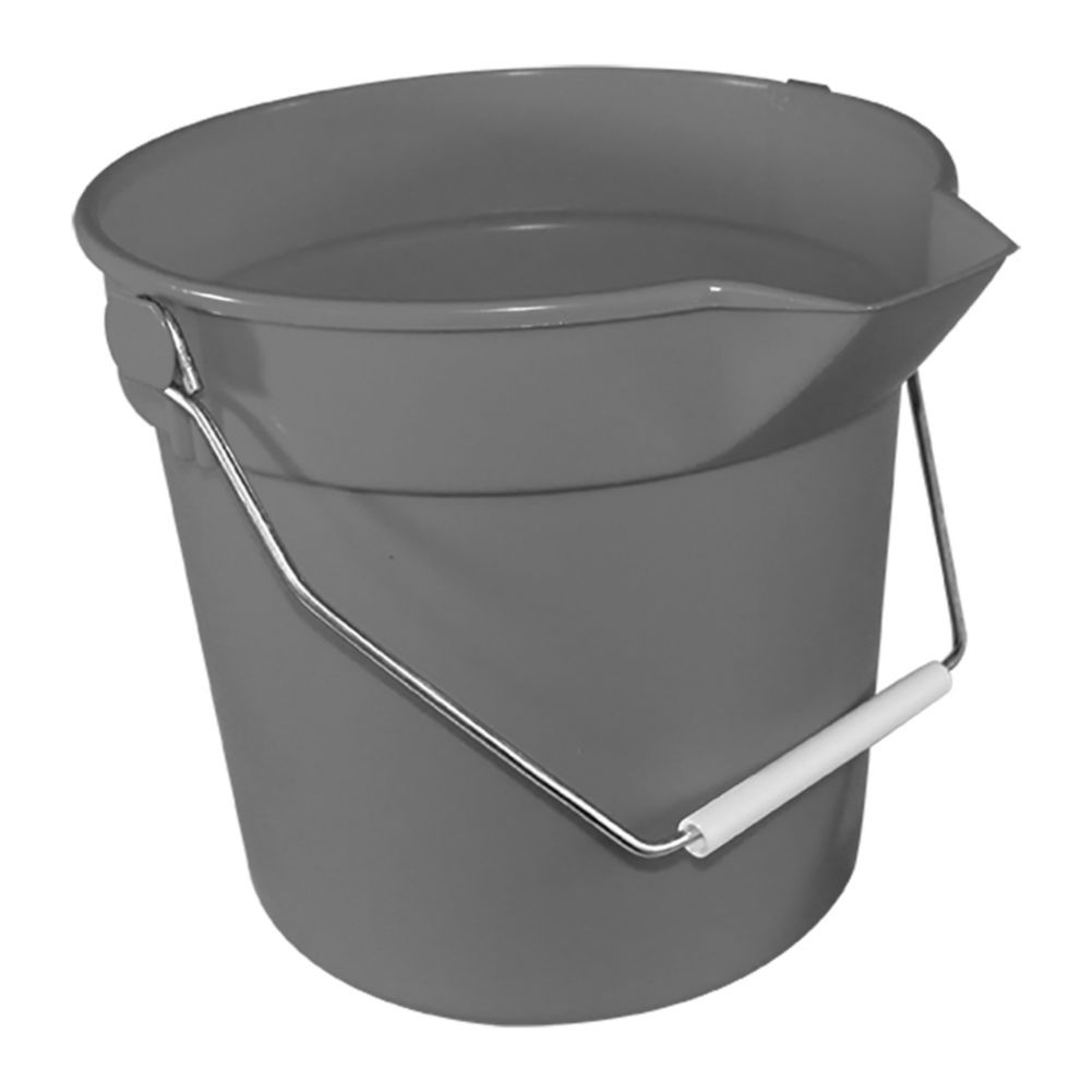 Impact&reg; 10 Qt. Gray Deluxe Heavy-Duty Bucket