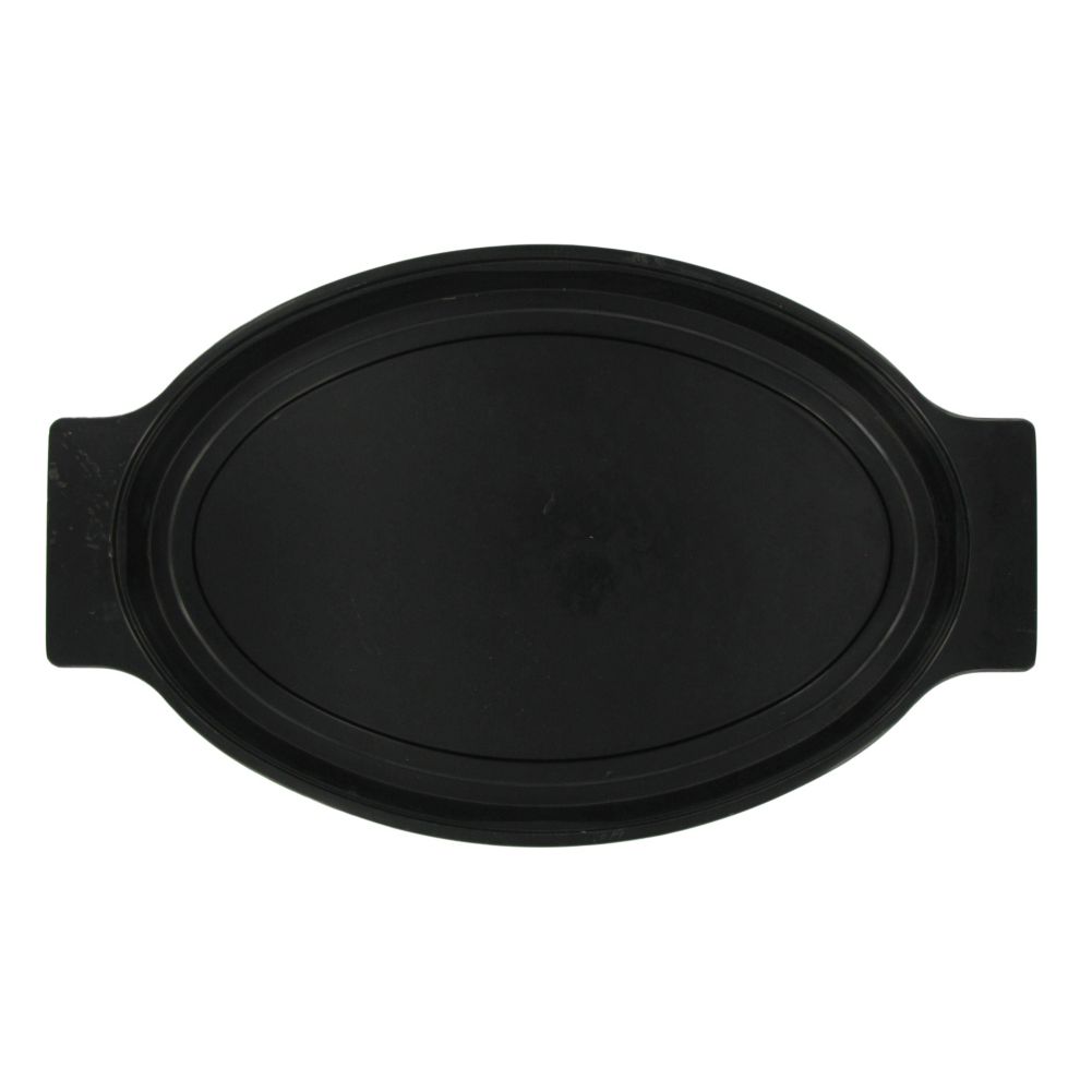 Vollrath&reg; Black Oval 13-3/4 x 8-5/16" Underliner