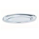 Oval Mirror Finish S/S Tray, 12" x 7-1/8"