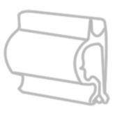 View-Lok Plastic Pan Clip for TH Tag Holder