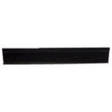Black Straight Plastic Divider, 2-1/2" x 30"