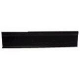 Black Straight Plastic Divider, 3-1/2" x 30"