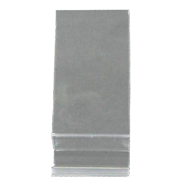 Clear Humpback Tag Holder for Wire Shelf, 2" x 4"