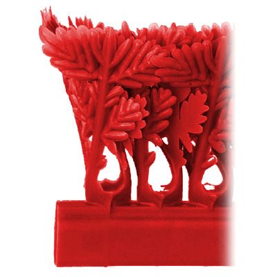 Red Parsley Runner W/O Aluminum Clips, 1-1/2" x 27"