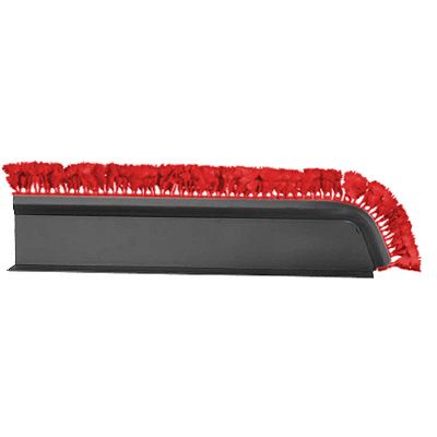 Black Angled Divider W/ Red C-1 Parsley, 2-1/2" x 13-3/4"