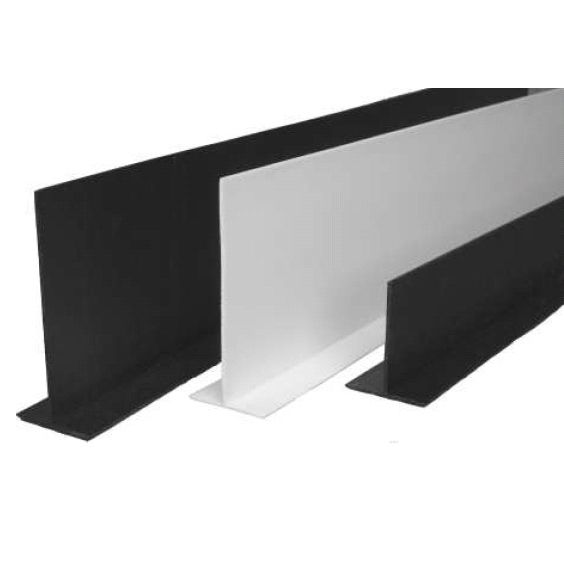 Black No Groove Divider, 3" x 30"