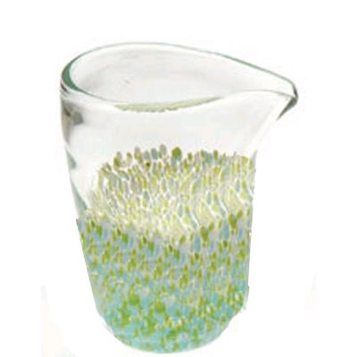 Front Of The House&reg; 10 Oz Kaleidoscope&reg; Speckled Green Pourer