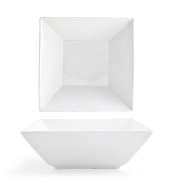 Front Of The House&reg; Kyoto&trade; White Porcelain Tall Square Bowl