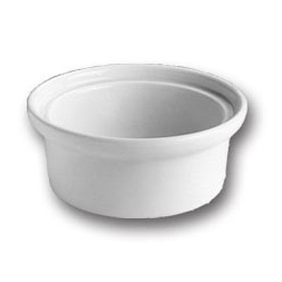 Hall&reg; China White 12 Oz. Casserole without Lid