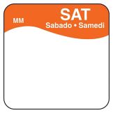 DayMark MoveMark&trade; Trilingual 1" Saturday Day Square