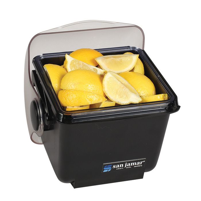 San Jamar&reg; Mini Dome&reg; 2-Quart Garnish Center