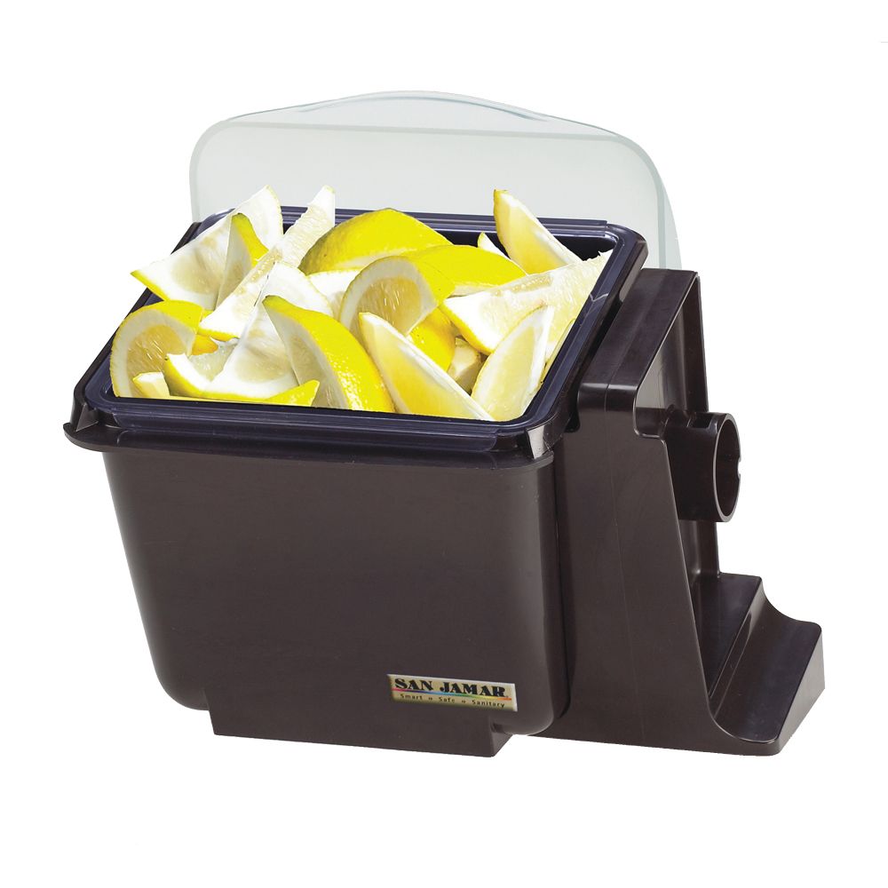 San Jamar&reg; Mini Dome&reg; 2-Quart Garnish Center