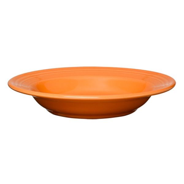 Homer Laughlin China Fiesta&reg; Tangerine Deep 13.25 oz Rim Soup Bowl