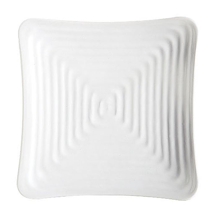 G.E.T. Milano&trade; White 10-1/4" Square Plate