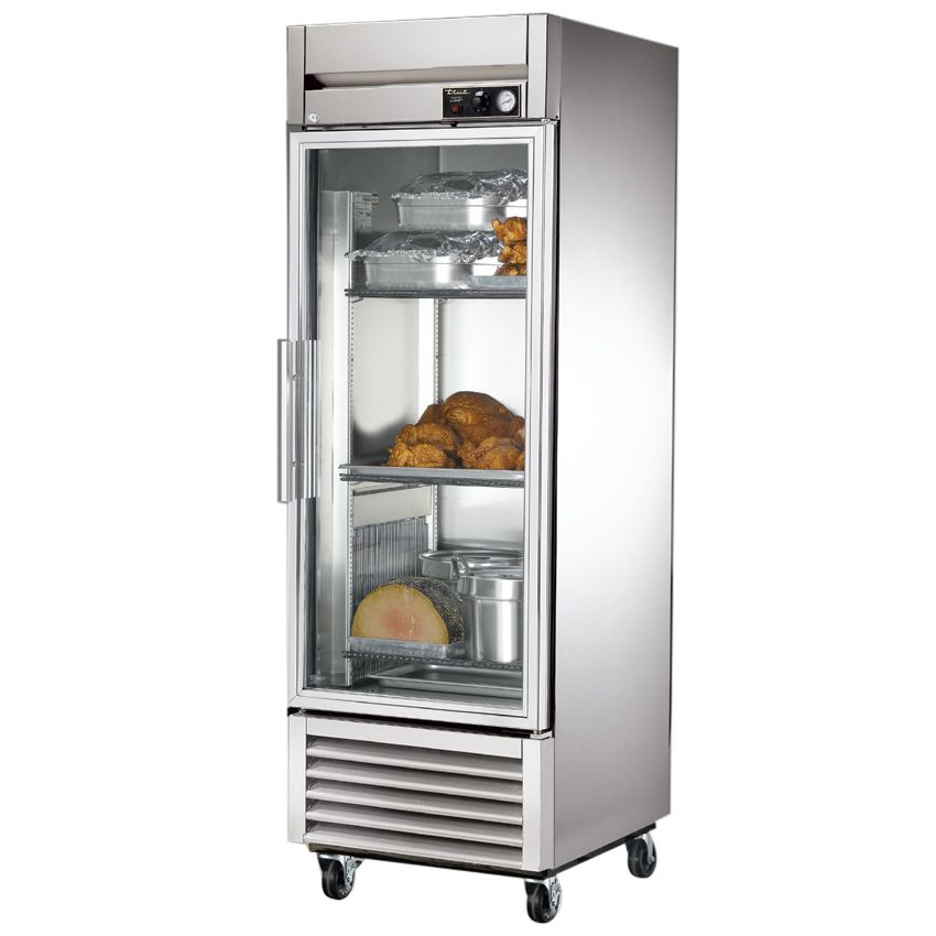 True Reach-In Heated Cabinet w/ Glass Door - 23 Cu. Ft.