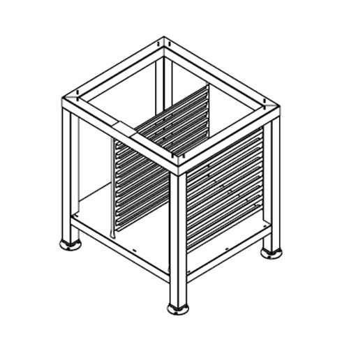 Alto-Shaam S/S 28-15/16" Stationary Stand w/ Pan Slides and Shelf