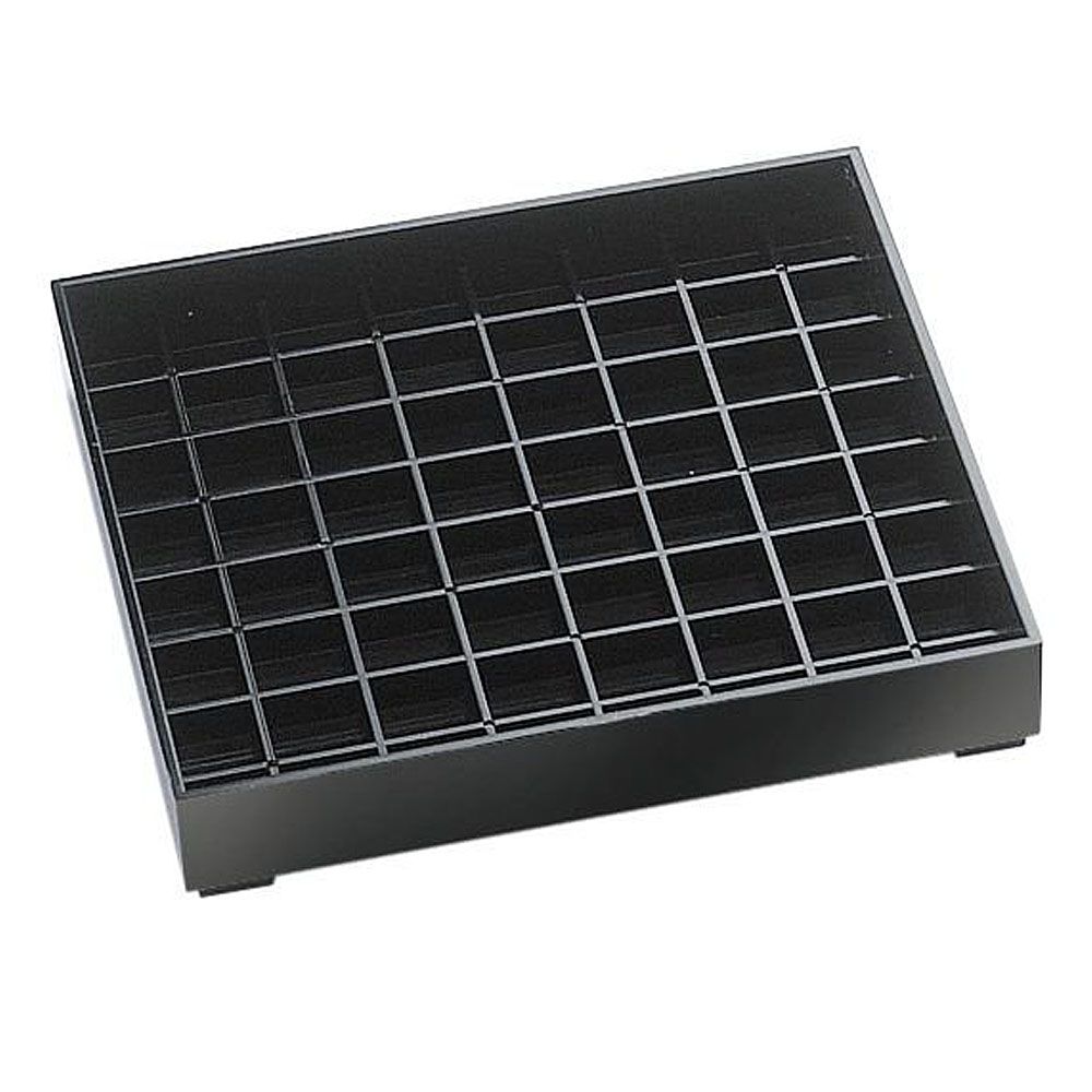 Cal-Mil&reg; 6" x 6" Black Pitcher Drip Tray