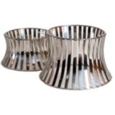 Small Hammered S/S Buffet Stand, 10" x 5"