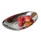 Hammered S/S Bread Bowl, 10" x 6" x 2"