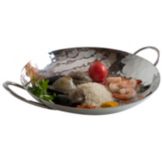 Hammered S/S Paella / Appetizer Dish, 12" x 3"