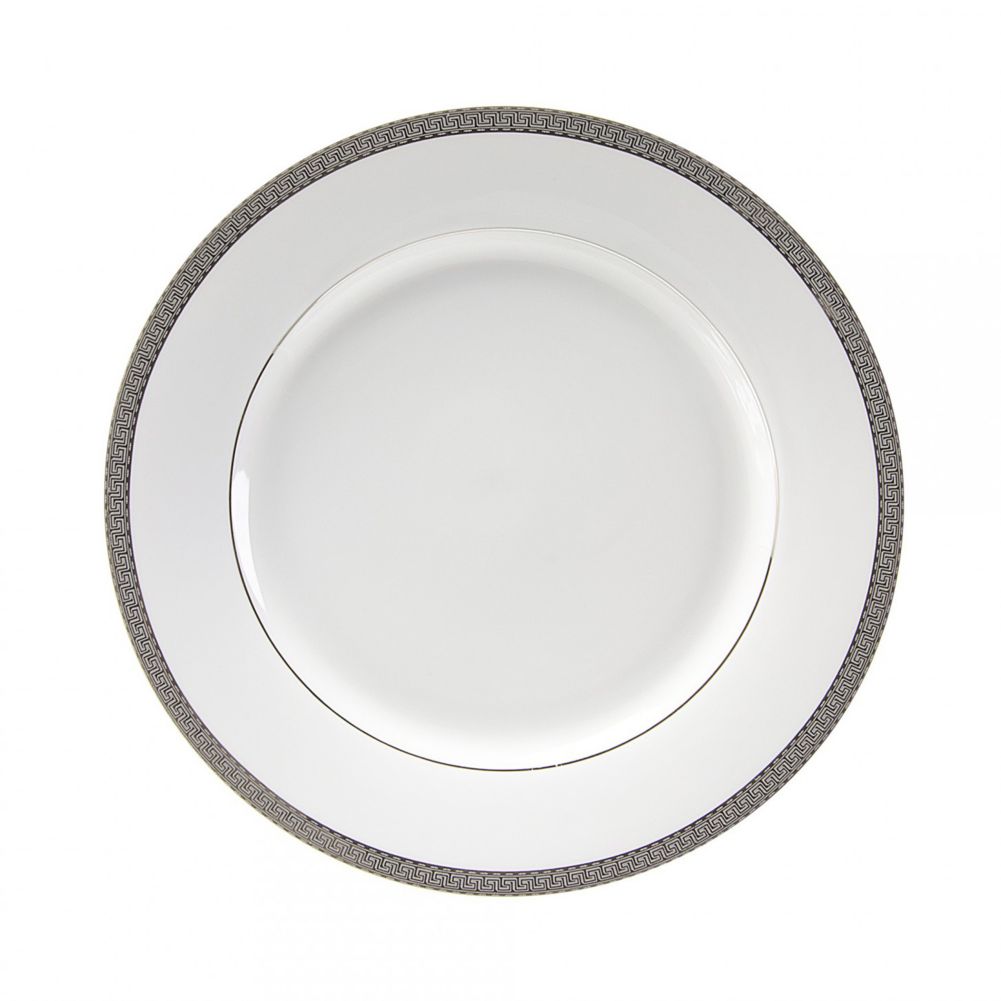 Ten Strawberry Street Luxor Platinum 10-3/4" Dinner Plate