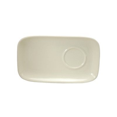 Oneida Courses Undecorated Rectangular Saucer