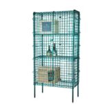 Focus Foodservice 24 x 48 x 63"H Green Epoxy Security Cage Kit
