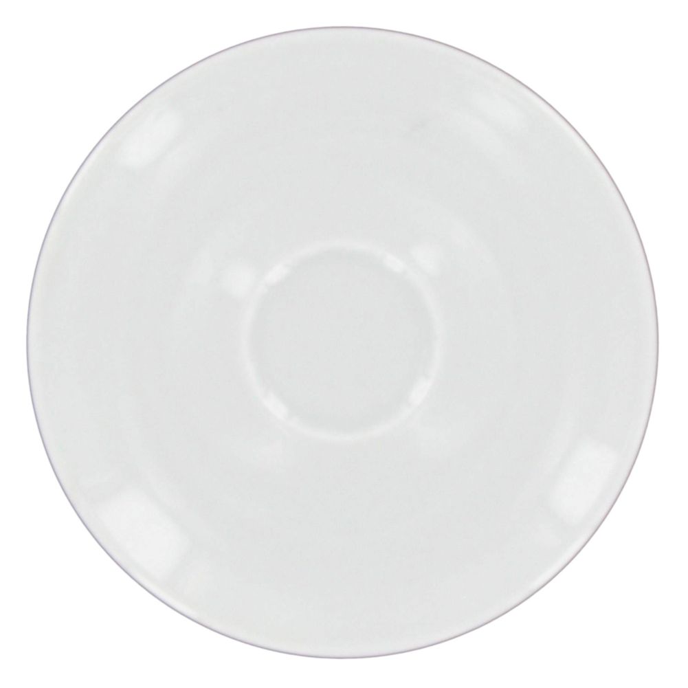 Cardinal Arcoroc Vintage White Porcelain 5-3/4" Saucer
