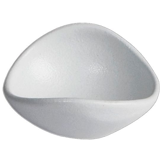 Bugambilia White Resin Coated 11.84 Oz Small Round Condiment Bowl