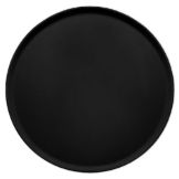 Cambro&reg; 19-1/2" Black Low Profile Round Camtray&reg;