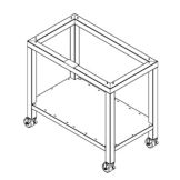 Alto-Shaam&reg; S/S 32-1/16" Mobile Stand with Shelf, 5006188