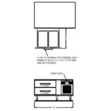 Randell&reg; 53" Freezer Equipment Stand Model 20048SCF-32-