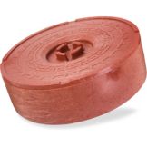 Carlisle&reg; Terra Cotta 8" Lift Off Tortilla Server