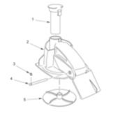 Berkel Continuous Feed Attachment for CC32 and CC34 Food Processors