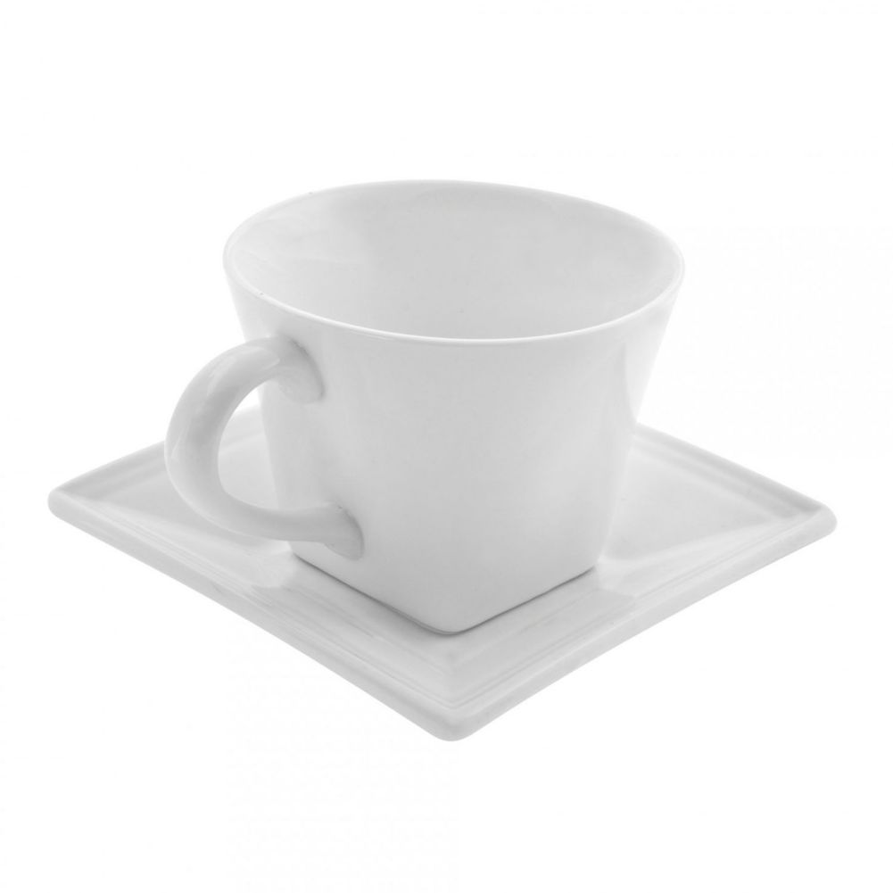 Ten Strawberry Street Whittier White 8 Oz Flared Cup